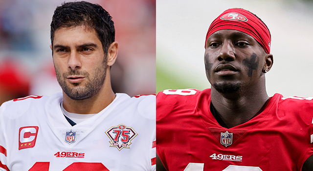 Shanahan provides Garoppolo, Samuel update