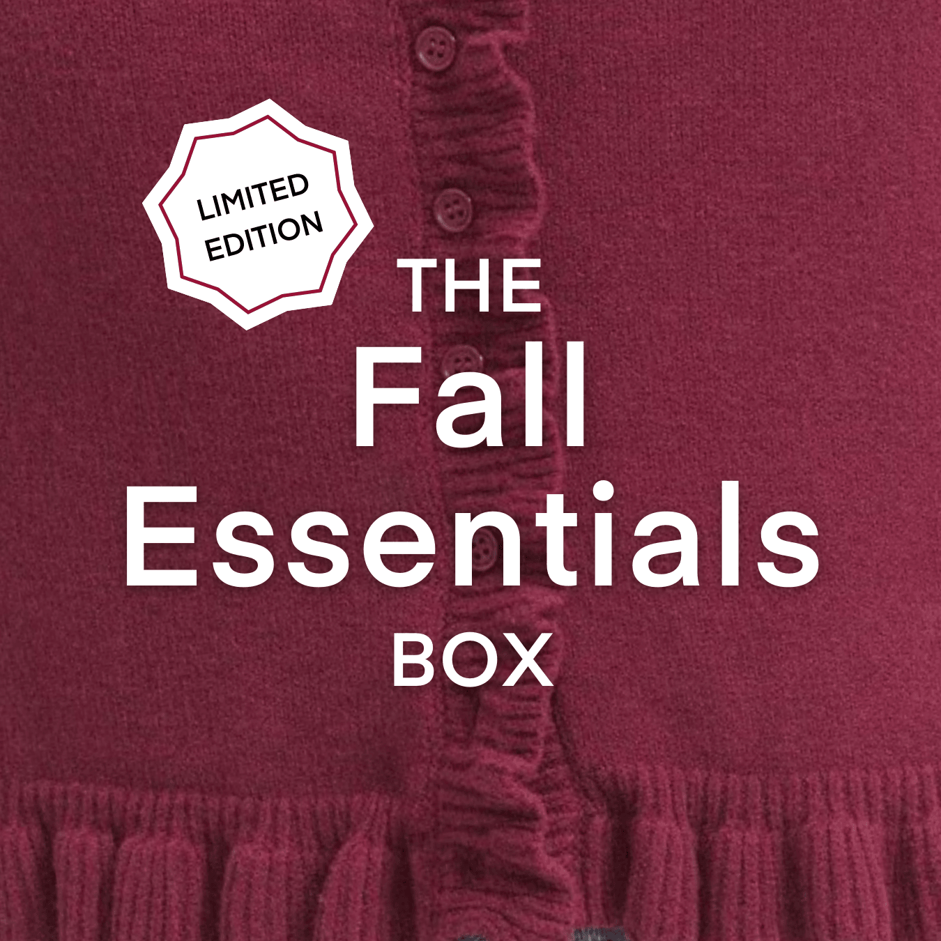 The Fall Essentials Box