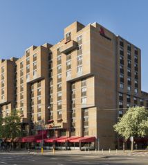 Hotel exterior in Amsterdam