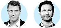 Icon headshots of Harald Deubener and Philipp Kampshoff