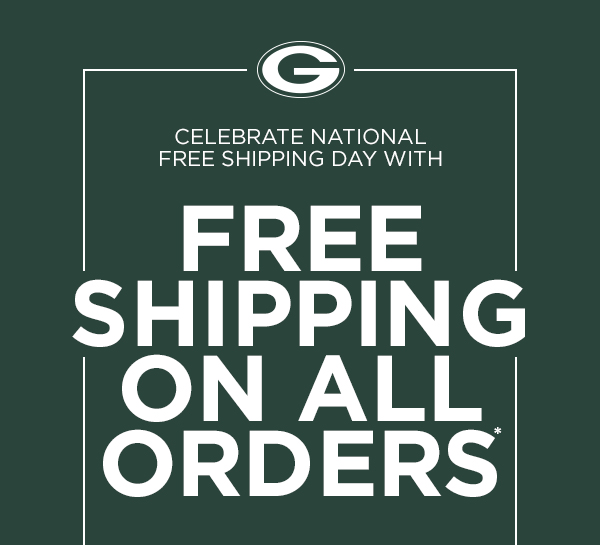 Happy National Free Shipping Day‼ Packers Pro Shop