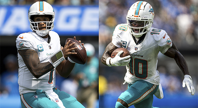 Dolphins duo puts up historic numbers in win