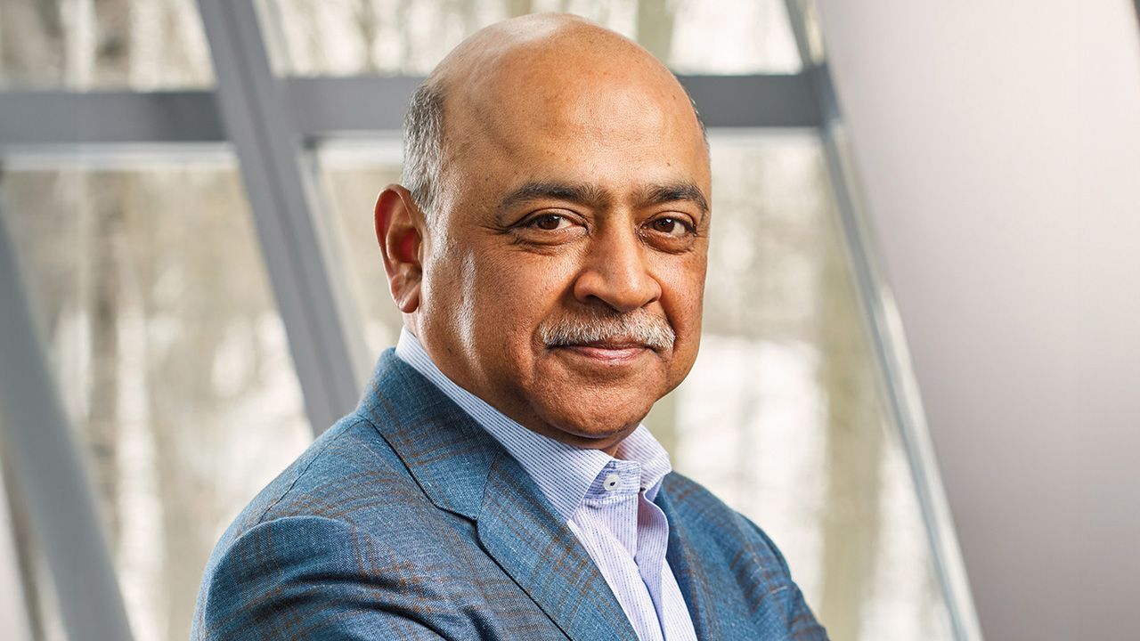 An image linking to the web page “‘You’ve got to be willing to “do,” as opposed to getting disrupted by somebody else’: A conversation with IBM CEO Arvind Krishna” on McKinsey.com.