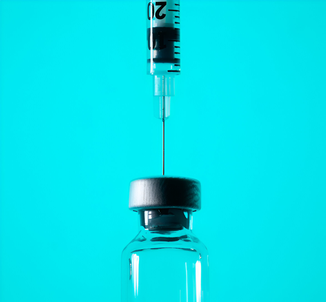A close-up of insulin