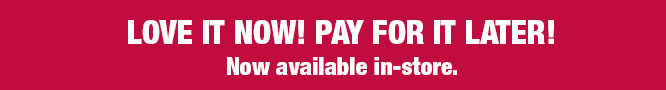 Love it now! Pay for it later!