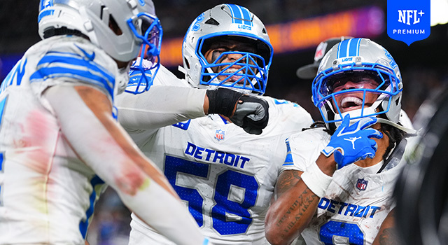 Rewatch Lions-Ravens with NFL+ Premium!